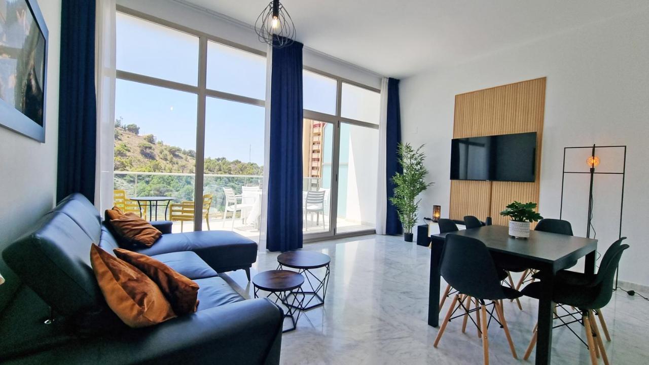 Apartamento De Lujo Con Gran Terraza Privada Y Vistas Appartement Benidorm Buitenkant foto