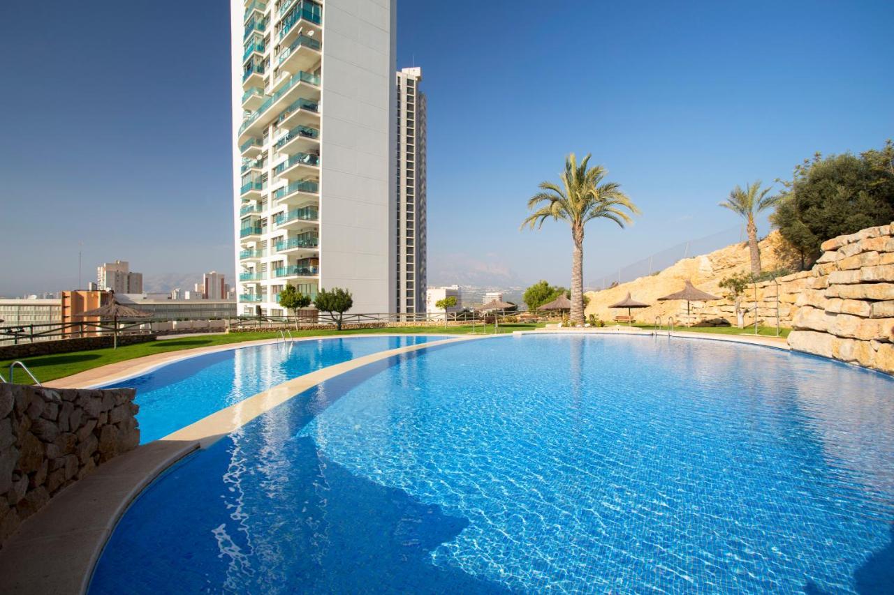 Apartamento De Lujo Con Gran Terraza Privada Y Vistas Appartement Benidorm Buitenkant foto