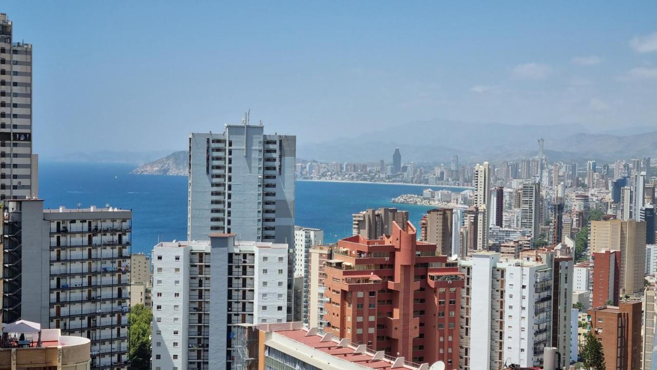 Apartamento De Lujo Con Gran Terraza Privada Y Vistas Appartement Benidorm Buitenkant foto