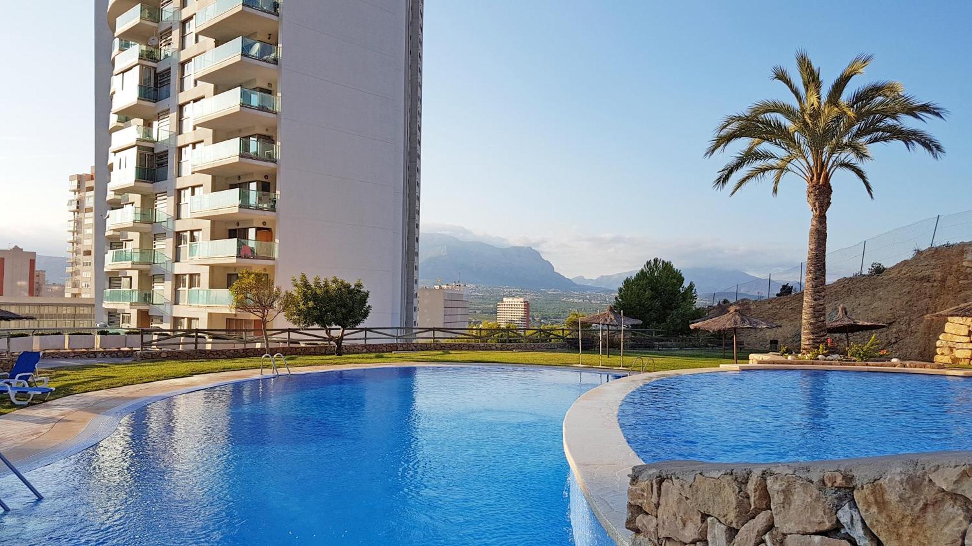 Apartamento De Lujo Con Gran Terraza Privada Y Vistas Appartement Benidorm Buitenkant foto