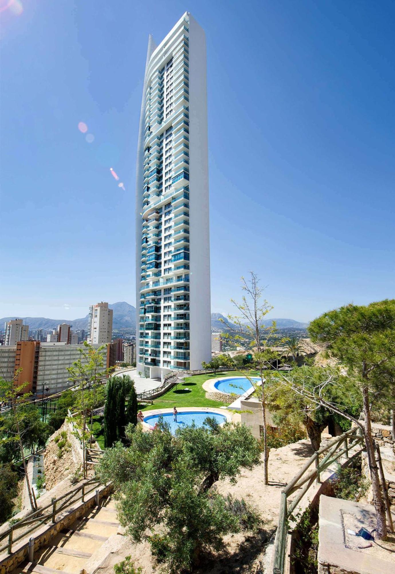 Apartamento De Lujo Con Gran Terraza Privada Y Vistas Appartement Benidorm Buitenkant foto